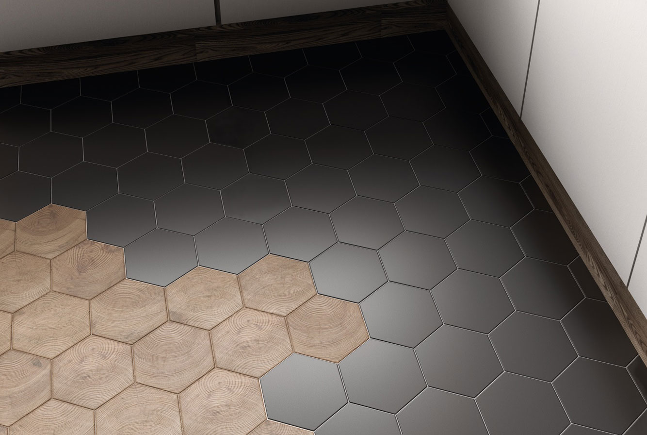 HEXATILE MATE NEGRO